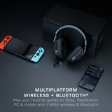 Turtle Beach Casque gaming amplifié multiplateforme sans fil Stealth 600 pour Xbox Series X|S, Xbox One, PC, Nintendo Switch et mobile - Bluetooth, 80 heures de batterie et microphone antibruit – Noir  over-ear Noir, Xbox One, PC, Nintendo Switch et mobile - Bluetooth, 80 heures de batterie et microphone antibruit – Noir, Sans fil, Gaming, 20 - 20000 Hz, 320 g, Casque, Noir