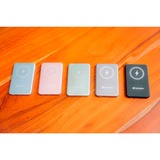 Verbatim Charge 'n' Go Lithium Polymère (LiPo) 5000 mAh Recharge sans fil Bleu, Powerbank Bleu clair, 5000 mAh, Lithium Polymère (LiPo), Quick Charge 3.0, Recharge sans fil, Bleu