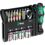 Wera 05049001001, Set d'embouts de vissage Noir/Vert
