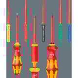 Wera Kraftform Kompakt VDE 18 Universal 1 Tool Finder, 18 pièces, Tournevis Rouge/Jaune