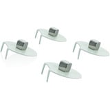 fischer Press2fix griffes magnétiques 4 pièces, Crochet Argent