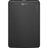 goobay Powerbank magnétique sans fil de 5 000 mAh Noir, 1x USB-C + Chargement sans fil, Power Delivery