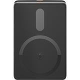goobay Powerbank magnétique sans fil de 5 000 mAh Noir, 1x USB-C + Chargement sans fil, Power Delivery