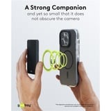 goobay Powerbank magnétique sans fil de 5 000 mAh Noir, 1x USB-C + Chargement sans fil, Power Delivery