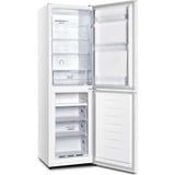 gorenje NRK418ECW4 Pose libre 256 L E Blanc, Combination Réfrigérateur / congélateur Blanc, 256 L, No Frost (réfrigérateur), SN-ST, 5 kg/24h, E, Blanc