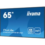 iiyama ProLite LH6541UHS-B1AG, Affichage public Noir brillant