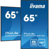 iiyama ProLite LH6541UHS-B1AG, Affichage public Noir brillant