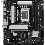 ASRock B860M-X WiFi carte mère socket 1851 Noir/Argent, RAID, 2.5 Gb-LAN, WLAN, BT, Sound, µATX