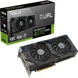 ASUS Dual GeForce RTX 4070 SUPER OC, Carte graphique 1x HDMI, 3x DisplayPort, DLSS 3