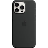 Apple Coque en silicone avec MagSafe pour iPhone 15 Pro Max, Housse/Étui smartphone Noir