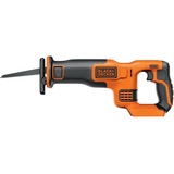 BLACK+DECKER Scie sabre sans fil BDCR18N Orange/Noir, Batterie et chargeur non inclus