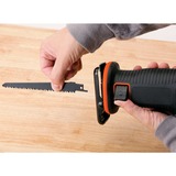 BLACK+DECKER Scie sabre sans fil BDCR18N Orange/Noir, Batterie et chargeur non inclus