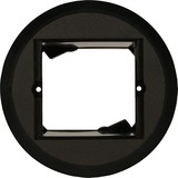 Bachmann 926.010 œillet et anneau, Cadre de montage Noir, Anneau, Noir, Blanc