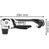 Bosch 0601390909 Sans clé 1,2 kg Bleu, Perceuse/visseuse Bleu/Noir, Visseuse d'angle, Sans clé, Bleu, 1 cm, 1 cm, 1300 tr/min