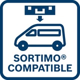 Bosch 1600A038TU, Boîte à outils Bleu/Rouge