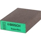 Bosch 2 608 901 180 Bloc de ponçage manuel Grain super fin, Éponge de broyage Vert, Grain super fin, Bloc de ponçage, Marron, Vert, Bois, Décapant, 69 mm