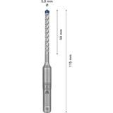 Bosch Expert Foret SDS plus-7X, Perceuse Marteau perforateur, Hammer drill bit, 5 mm, 115 mm, Béton, pierre, 5 cm