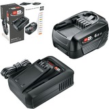 Bosch Kit de démarrage batterie 18V 1x 6,0Ah + chargeur rapide AL 18V-44, Bundle Noir