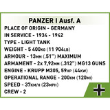COBI Renault R35 - Valentine IX - Panzer I, Jouets de construction 