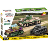 COBI Renault R35 - Valentine IX - Panzer I, Jouets de construction 