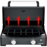 Campingaz  plaque de grill gaz Noir