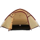 Coleman Darwin 4 Plus Summer, Tente Beige/rouge foncé