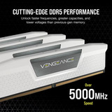 Corsair 32 Go DDR5-6000 (2x 16 Go) mémoire vive Blanc, CMK32GX5M2D6000Z38W, XMP, EXPO