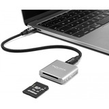 DeLOCK 91006 lecteur de carte mémoire Gris Aluminium, SD, Gris, 10000 Mbit/s, Aluminium, 41 mm, 45 mm