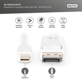 Digitus AK-340102-030-W, Câble Blanc