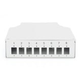 Digitus Boîte de raccordement pour rail DIN pour 8 coupleurs LC/DX 