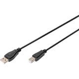 Digitus Câble de connexion USB 2.0 USB-A (connecteur) > USB-B (connecteur) Noir