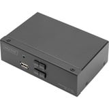 Digitus Commutateur KVM DisplayPort 2x1, Switch KVM Noir