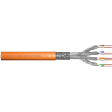 Digitus Câble d'installation professionnel Cat.7 S/FTP simplex, Cca Orange
