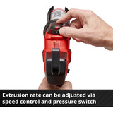 EINHELL Pistolet sans fil Power X-Change TE-SG 18/10 Li - Solo, Pistolet à calfeutrer Rouge/Noir, Batterie et chargeur non inclus