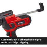 EINHELL Pistolet sans fil Power X-Change TE-SG 18/10 Li - Solo, Pistolet à calfeutrer Rouge/Noir, Batterie et chargeur non inclus