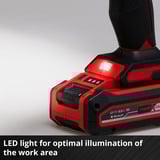 EINHELL Pistolet sans fil Power X-Change TE-SG 18/10 Li - Solo, Pistolet à calfeutrer Rouge/Noir, Batterie et chargeur non inclus