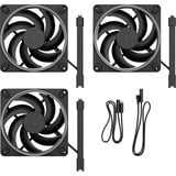 Fractal Design Momentum 14 RGB 3-pack Black, Ventilateur de boîtier Noir, Connecteur PWM à 4 broches, ARGB Gen 2 (20 LED)