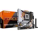 GIGABYTE B850M FORCE WIFI6E carte mère socket AM5 Noir/Argent, RAID, 2,5Gb-LAN, Wi-Fi 6E, BT, Sound, µATX