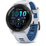 Garmin Forerunner 265, Smartwatch Blanc/bleu foncé