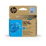 HP 924e Cartouche d’encre authentique Cyan EvoMore Rendement élevé (XL), Cyan, 1 pièce(s), 800 pages, Paquet unique