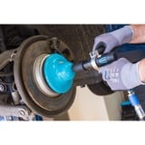 Hazet Ponceuse pour moyeux de roue (corps principal + 3 disques abrasifs), Ø 160 mm, Meule d’affûtage Bleu