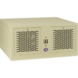 Inter-Tech  boîtier HTPC Crème | 2x USB-A