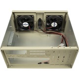 Inter-Tech  boîtier HTPC Crème | 2x USB-A