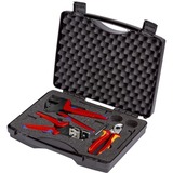 KNIPEX Coffret à outils pour photovoltaïque, 3 pièces, Set d'outils Noir