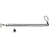 Kensington Câble de sécurité Slim NanoSaver 2.0 portable à clé, Verrou antivol Noir, 1,8 m, Kensington, Clé, Acier au carbone, Plastique, Argent, Noir