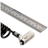 Kensington Câble de sécurité Slim NanoSaver 2.0 portable à clé, Verrou antivol Noir, 1,8 m, Kensington, Clé, Acier au carbone, Plastique, Argent, Noir