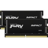 Kingston FURY Impact 32 Go DDR5-5600 (2x 16 Go) mémoire PC portable Noir, KF556S40IBK2-32, SO-DIMM