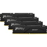 Kingston FURY Kit DDR5-5600 128 Go, Mémoire vive Noir, KF556C40BBK4-128, Fury Beast, XMP