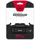 Kingston FURY Renegade 500 Go SSD Noir, SFYRS/500G, M.2 2280, PCIe 4.0 NVMe