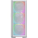 Montech  boîtier midi tower Blanc | 2x USB-A | 1x USB-C | RGB | Window